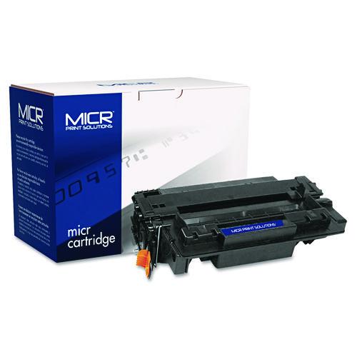 MICR Print Solutions MCR55XM Compatible CE255X(M) (55XM) High-Yield MICR Toner, 12,500 Page-Yield, Black