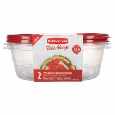 Rubbermaid Inc 2075789 2PK 11.7C FoodContainer