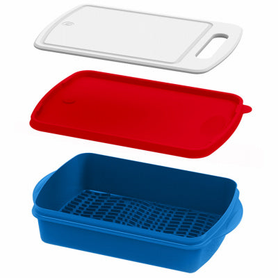 Mr Bar B Q Products Llc 258707 2PC Prep & Store Tray