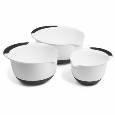 Oxo International 1066421 3PC WHT Mixing Bowl Set