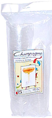 25CT 4OZ 2PC Cham Glass