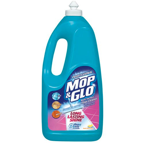 Professional MOP & GLO 74297 Mop & Glo Floor Cleaner 64 oz., Triple Action 6/CS