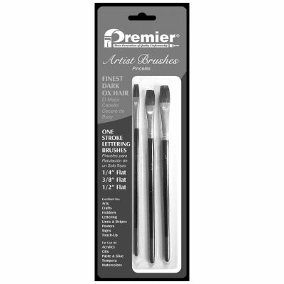 Premier Paint Roller/Z Pro AR10106 3PC Ox-Hair Lett Brush