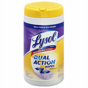 Reckitt Benckiser 1920081700 75CT Lysol DualAct Wipe