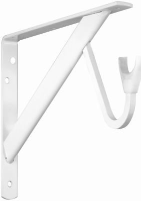 Knape & Vogt Mfg Co RP-0495-WT Shelf/Rod Bracket