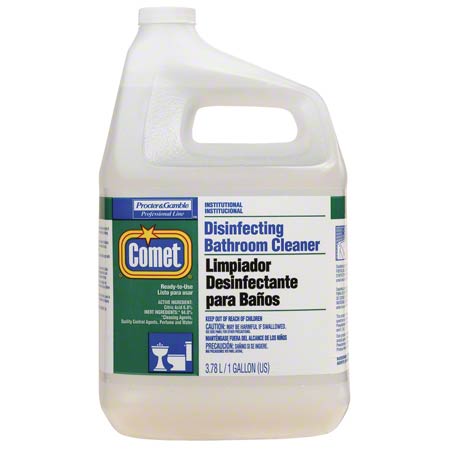 Comet 22570 Comet Disinfecting Bathroom Cleaner 1 Gallon RTU Refill Multi Purpose 3/CS