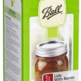 Rubbermaid Inc/Jarden 1440030060 Ball 12PK Reg Jar Cap