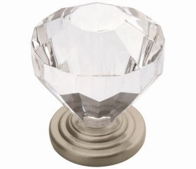 1-1/4" SN Clear Knob