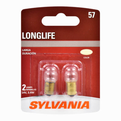 Osram Sylvania Inc 34464 2PK 57LL.BP2 Mini Bulb