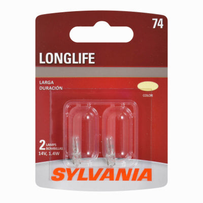 Osram Sylvania Inc 34468 2PK 74LL.BP2 Mini Bulb