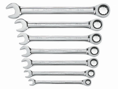 7PC 72T Met Wrench Set
