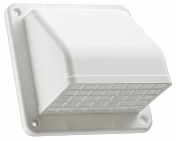 Lambro Industries 1471W 4" WHT Plas Hood
