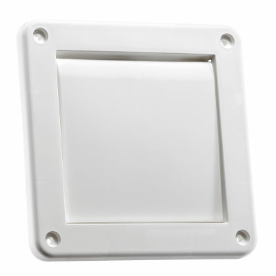 Lambro Industries 1422W 4" WHT SGL Flap Louver