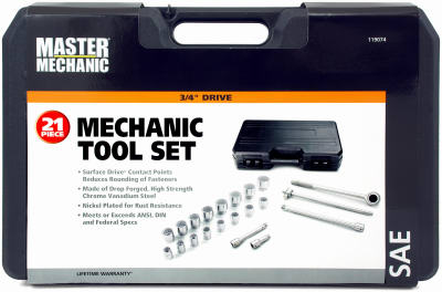 MM 21PC SAE Socket Set