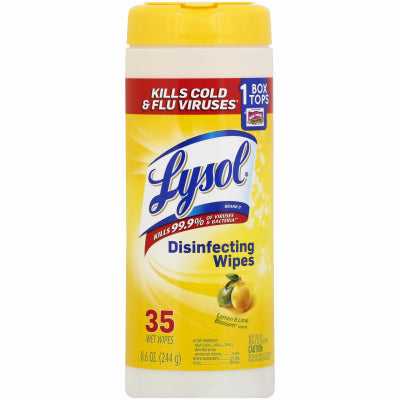 Reckitt Benckiser 1920081145 35CT Lysol Citrus Wipe