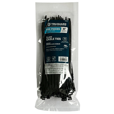 Ironcube Works NL-5X200-100B TG100PK 8"BLK Cable Tie