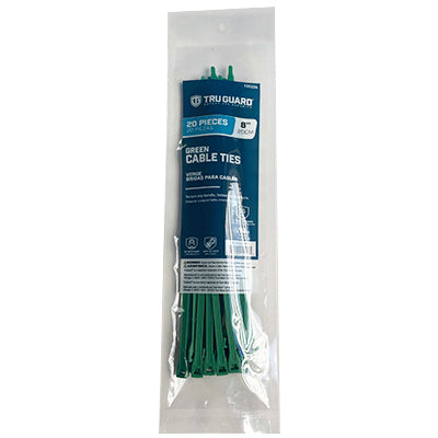 Ironcube Works NL-5X200-20G TG 20PK 8"GRN Cable Tie