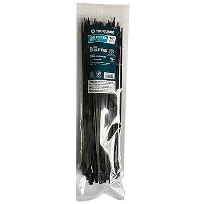 Ironcube Works NL-5X350-100B TG100PK 14"BLK CableTie