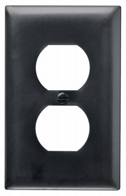 BLK 1G 1DPLX Wall Plate