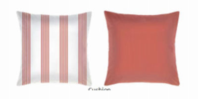 RED Stripe Toss Pillow