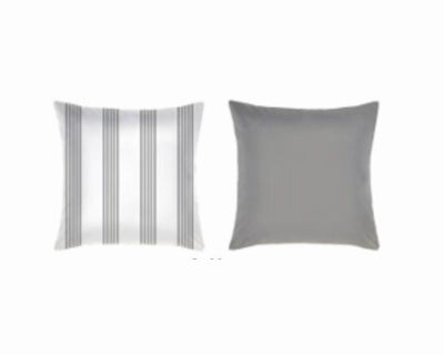 GRY Stripe Toss Pillow