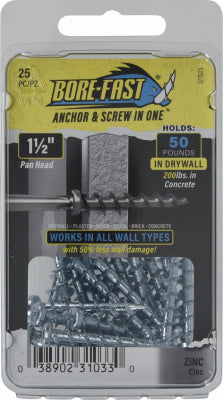 25PK 1-1/2"Screw Anchor