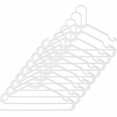 3PK WHT HD Plas Hanger