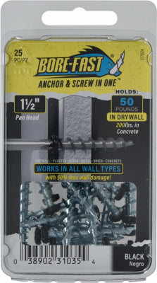 25CT BLK Pan HeadAnchor