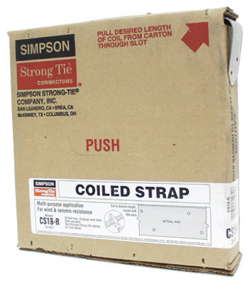 Simpson Strong Tie CS18-R CS18-R 18GA Util Strap