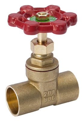1/2"Sold BRS Gate Valve