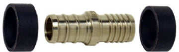 Sharkbite/Cash Acme UC4006LFA 3/8x3/8BRS Pex Coupling