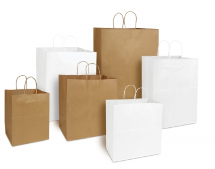 Duro 87127 Traveler 60# Basis Twist Handle Bag Kraft 13" X 6" X 15.75" 250/CS