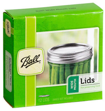 Rubbermaid Inc/Jarden 1440042050 Ball 12PK W/M Dome Lid