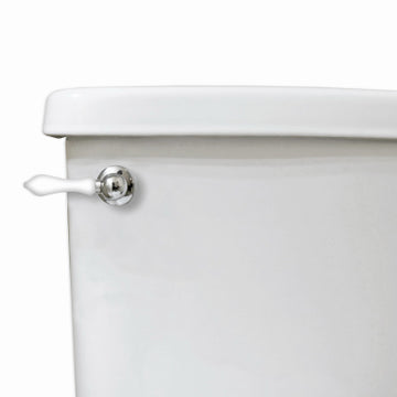 CHR/WHT Toilet Handle