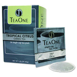 Tea One 39820706141 Tea Pods, Tropical Citrus Green, 14/box 2