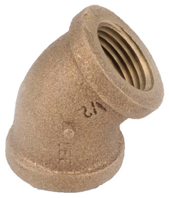 1/4" BRS 45DEG Elbow