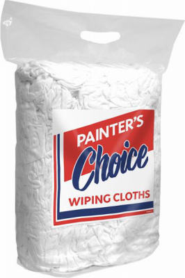 Intex Supply Co 6414-BL05-10D-PC 4LB Block WHT Knit Rag