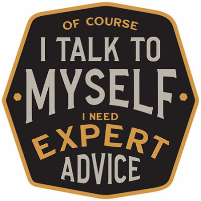 12x12 Talk Myself Sign