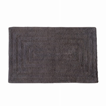 Moda At Home Enterprises Ltd 455910-GREY 20x30 GRY Cott Bath Mat
