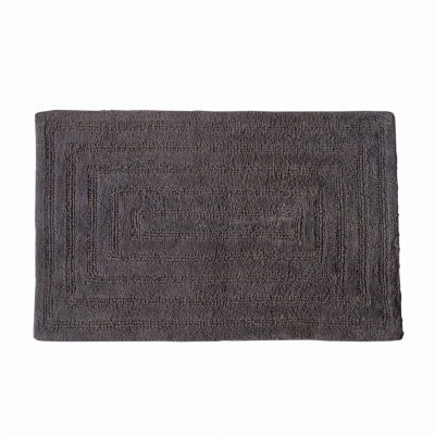 Moda At Home Enterprises Ltd 455910-GREY 20x30 GRY Cott Bath Mat