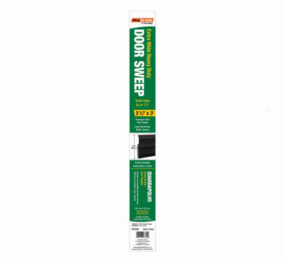 THERMWELL A82/36BK 36" BLK Door Sweep
