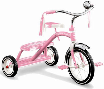 Radio Flyer Inc 33P 12" Class PNK Tricycle