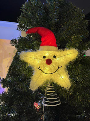 Santa Star Tree Top