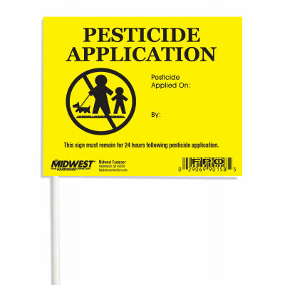 HY-KO PROD CO A11805 10PK Pesticide Sign