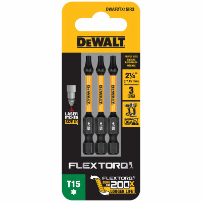 2.25" T15 Bits, 3/Pack
