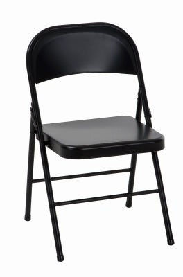BLK STL Fold Chair