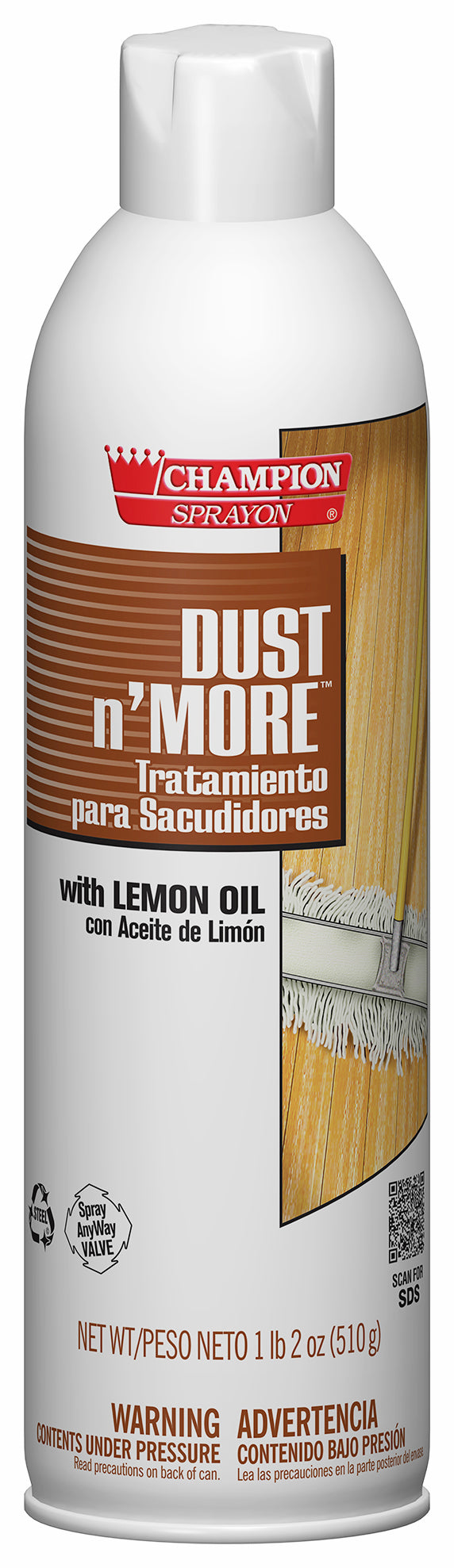 Chase Products 438-5152 Aerosol DUST N' MORE Cloth & Dust Mop Treatment 19oz 12/CS