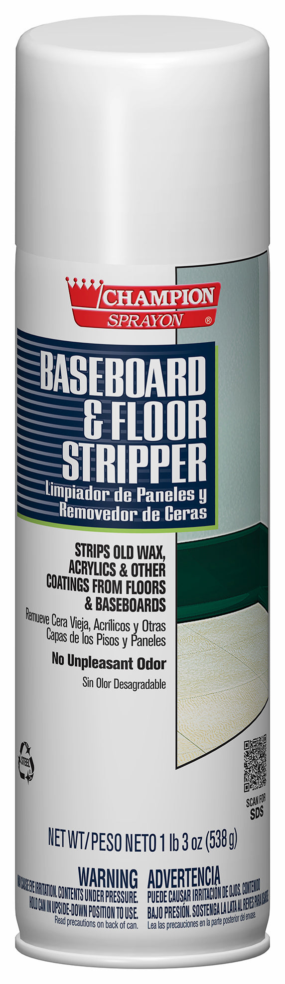 Chase Products 438-5156 Aerosol Baseboard & Floor Stripper 19oz 12/CS