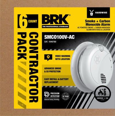 6PK Smoke/CO Alarm