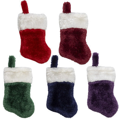 7" Mini Velvet Stocking